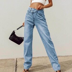 Princess Polly cross over jeans